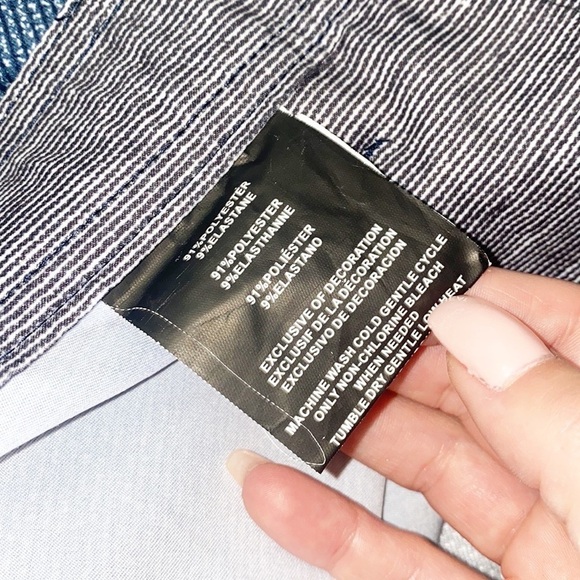 O'neill Hybrid Blue Striped Colorblock Size 40 Swim Trunks Board Shorts - Picture 15 of 16